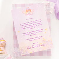 Thumbnail for Swallowed Tooth - Personalised Tooth Fairy Letter (Purple)